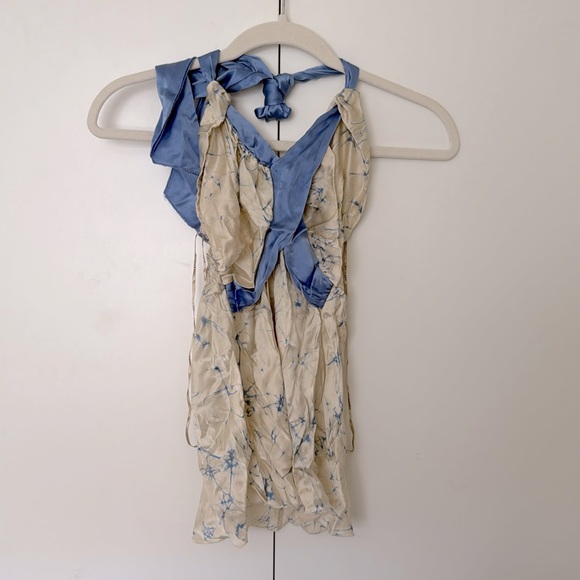 Black Halo Tops - Black Halo Silk Halter Top - XS